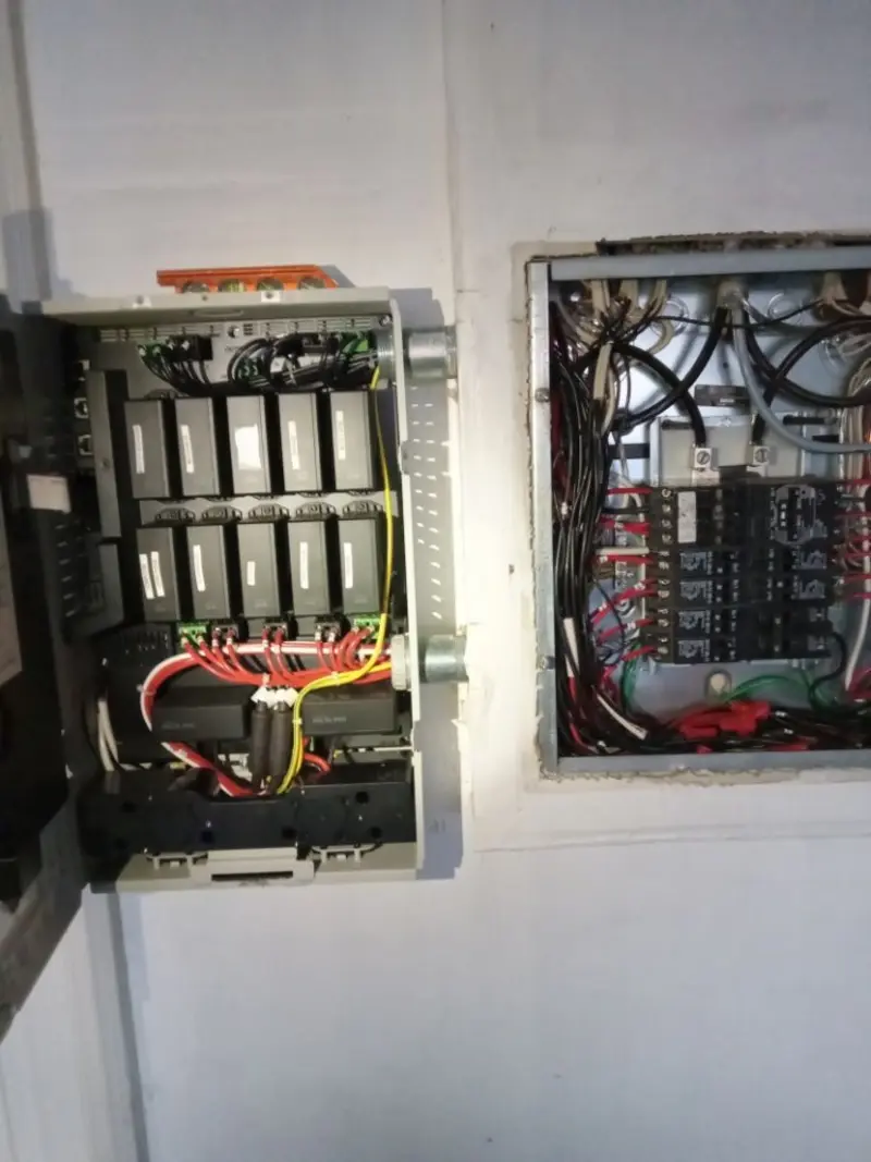 Electrical panel upgrade completed for Indoor Lighting Installation in Shelbyville